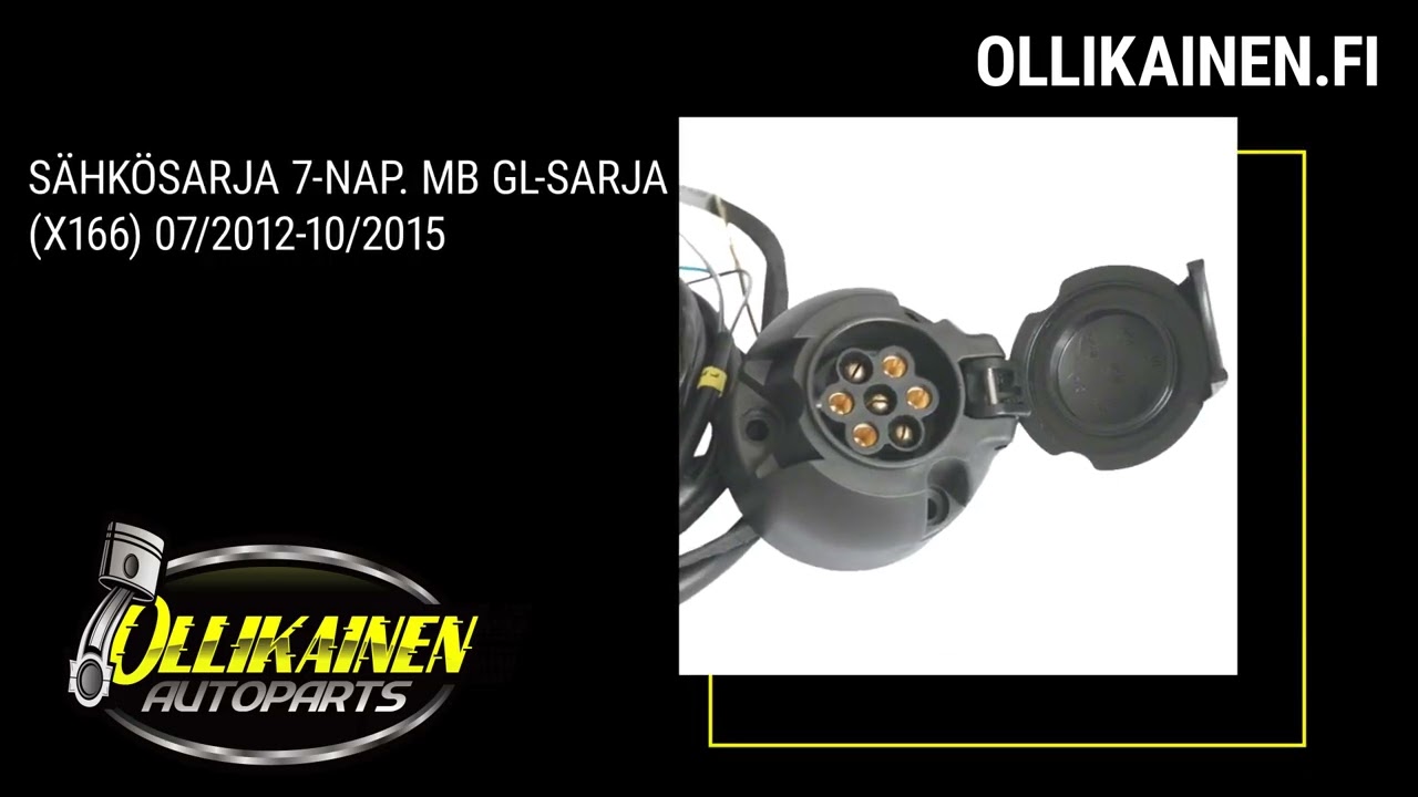Sähkösarja 7-Nap. MB GL-Sarja (X166) 07/2012-10/2015