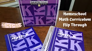 Homeschool Kindergarten Math Curriculum | Flip Through | SAXON MATH