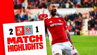 Match Highlights Swindon Town 2-1 Tranmere Rovers