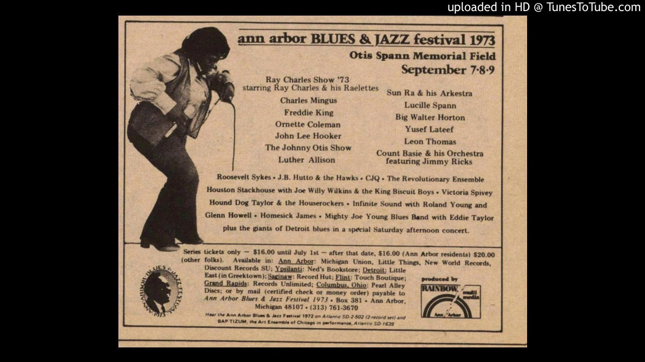 Ann Arbor Blues Festival 1973 Women Be Wise Sippie Wallace & Bonnie