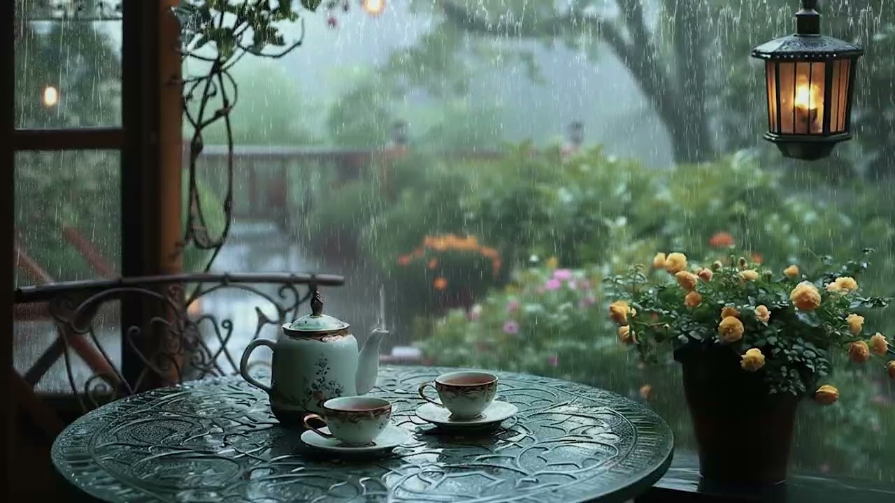 The Gentle Sound of Heavy Rain at Night 🌧️ Relaxing Rain for Deep Sleep & Stress Relief