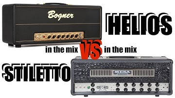 Bogner Helios 100 vs Mesa Stiletto Deuce (in the mix)
