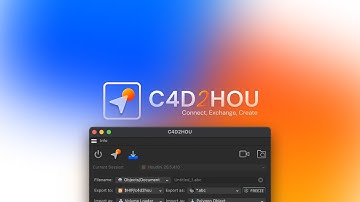 C4D2HOU for Cinema 4D and SideFX Houdini