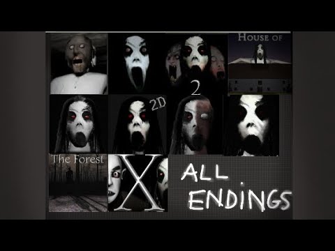 Granny And Slendrina ALL Games EVERY Ending 