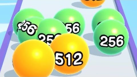 BALL RUN 2048  - All  Levels Gameplay IOS  (Levels 113 -117).