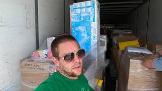 New Semi Truck Arrival @ Bricks to Clicks Warehouse Liquidation Pallets Over $50K in Value