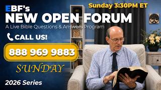 (Episode 0262) EBF's SUNDAY New Open Forum - August 30, 2026