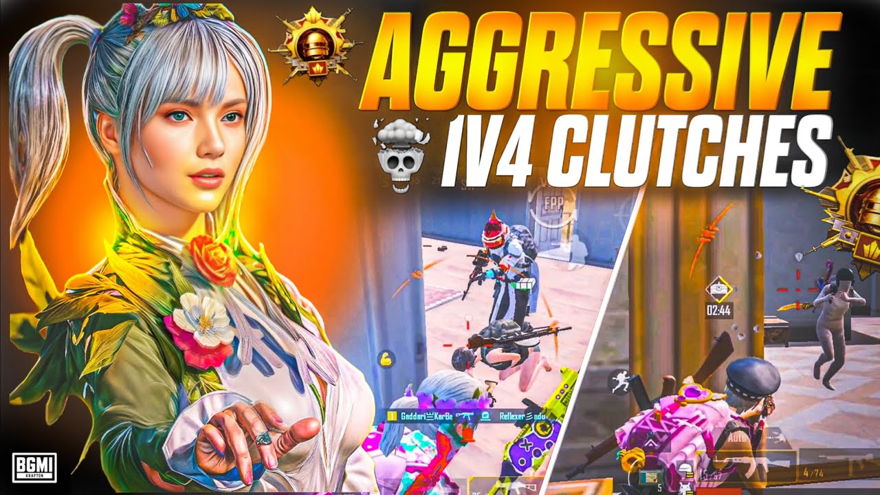 INSANE 1V4 CLUTCHES 🔱 | BGMI | IQOO NEO 9 PRO - YouTube