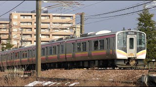E129系B6編成新ニイ 信越本線上り普通444M【4K】新潟→長岡