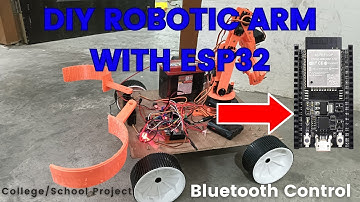 Robotic Arm by using ESP32 || #roboticarm #robot #arduinorobot #diyrobotics #arduinoproject #viral
