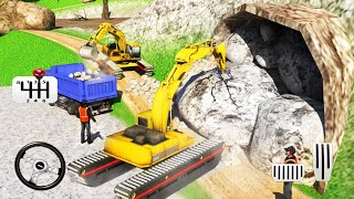 Amphibious Excavator Construction Crane Simulator - Android Gameplay screenshot 3