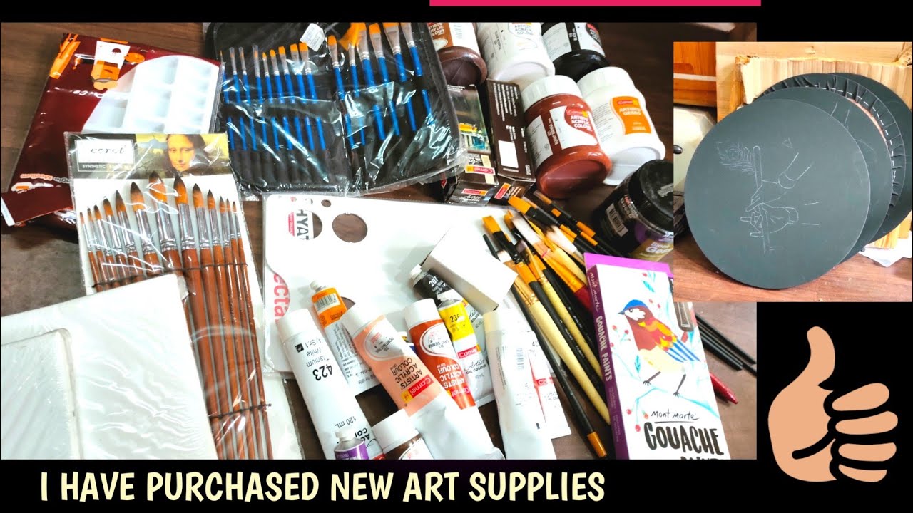 My new art supplies || art materials || SK academy of fine arts