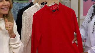 Peace Love World Black Label Lace Long Sleeve Top on QVC