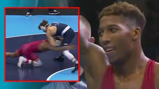 Famous Double Leg, Counter Attack - David Carr Highlight NCAA 2024 Wealth