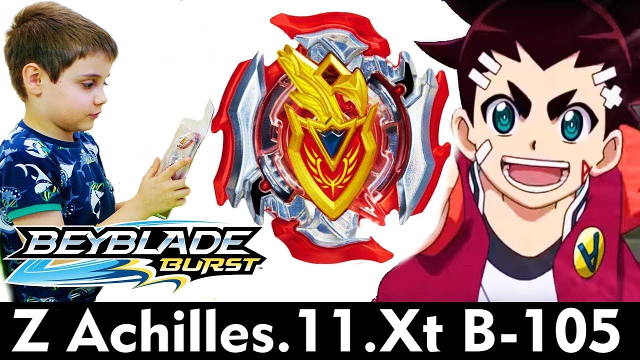 БейБлэйд ЗЕТ АХИЛЛЕС Обзор Распаковка Бой 3 сезон Z Achilles Beyblade Burst Super Zetsu