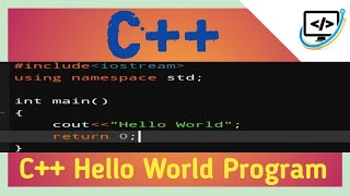 C++ Hello World Program | Coding on mobile | Hello World Program | C++ tutorial  #CodeOnTrend #C++ screenshot 1