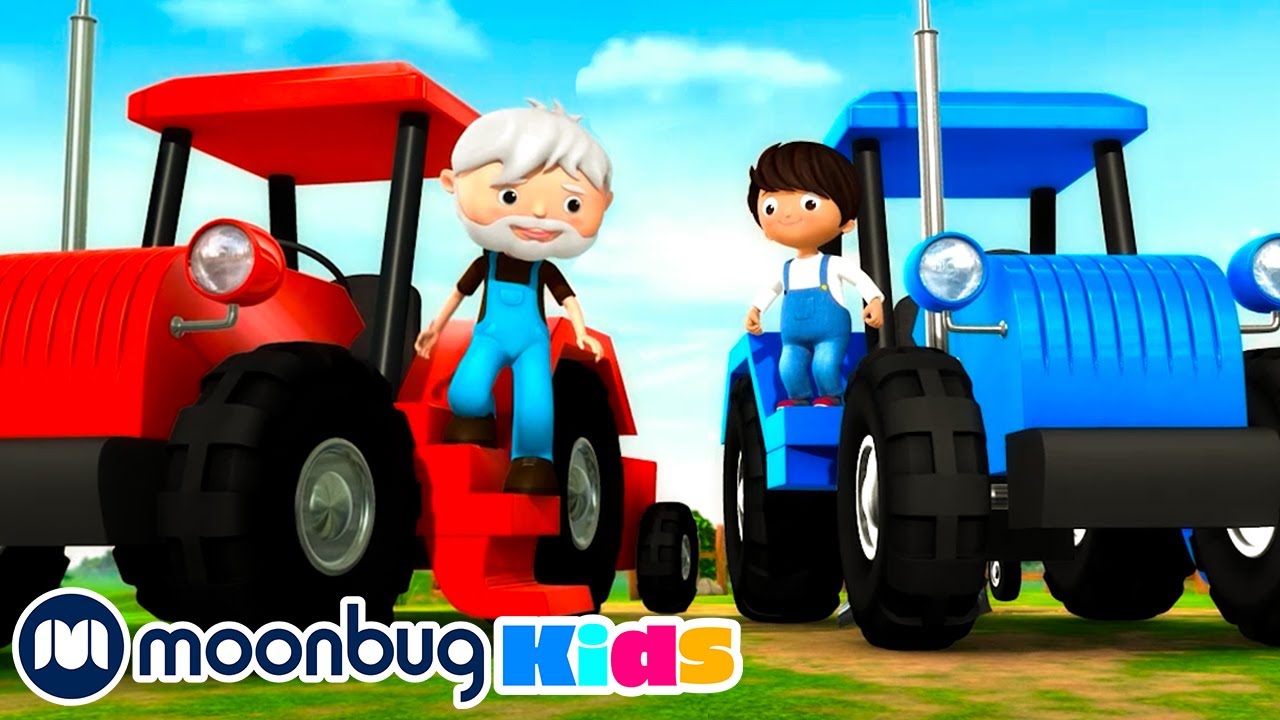 Traktor, traktor na polu | Bajki i piosenki dla dzieci! | Moonbug Kids po polsku