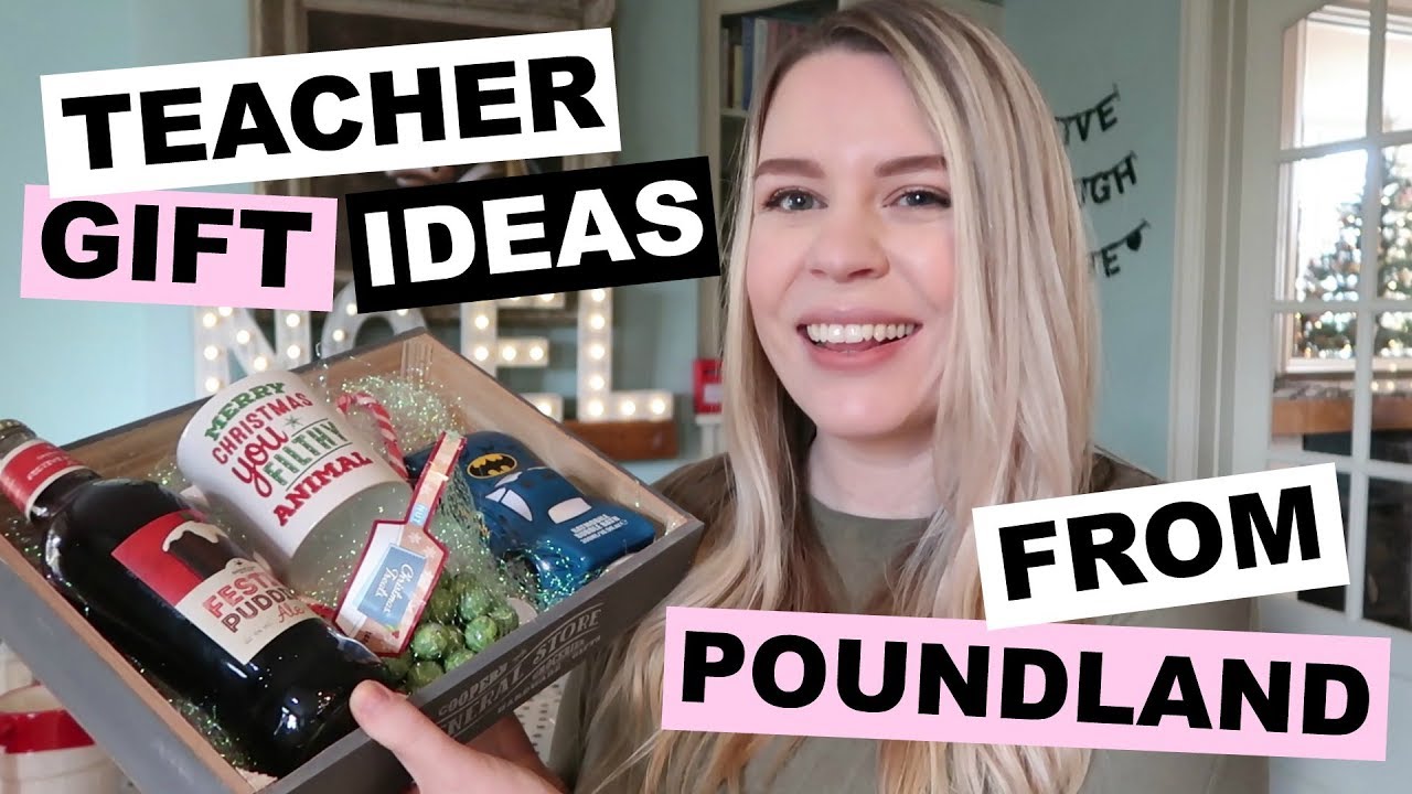TEACHER GIFT IDEAS FROM POUNDLAND COLLAB WITH ASHLEY BAILIE VLOGMAS