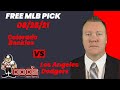 MLB Pick - Colorado Rockies vs Los Angeles Dodgers Prediction, 8/28/21, Free Betting Tips and Odds