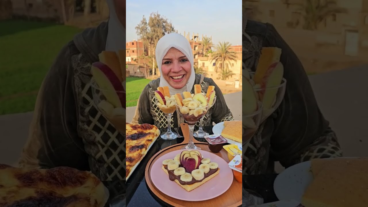 جبت بودينج جاهز وحطيت عليه فاكهة.. طلع طحفة! 😍🍮🍓