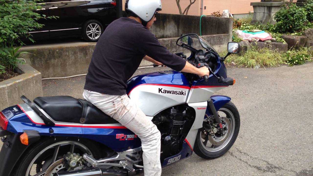 gpz900r a2 ブルー オリジナル - YouTube