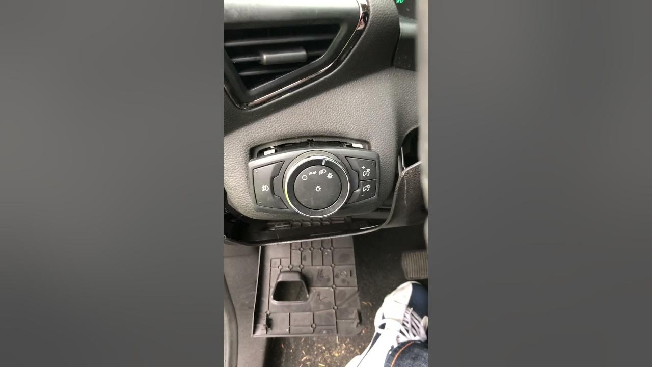 How to replace 2014 Ford escape headlight switch - YouTube