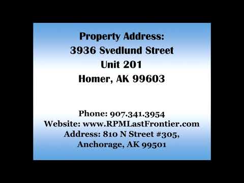 3936 Svedlund Street Unit 201, Homer, AK home video tour