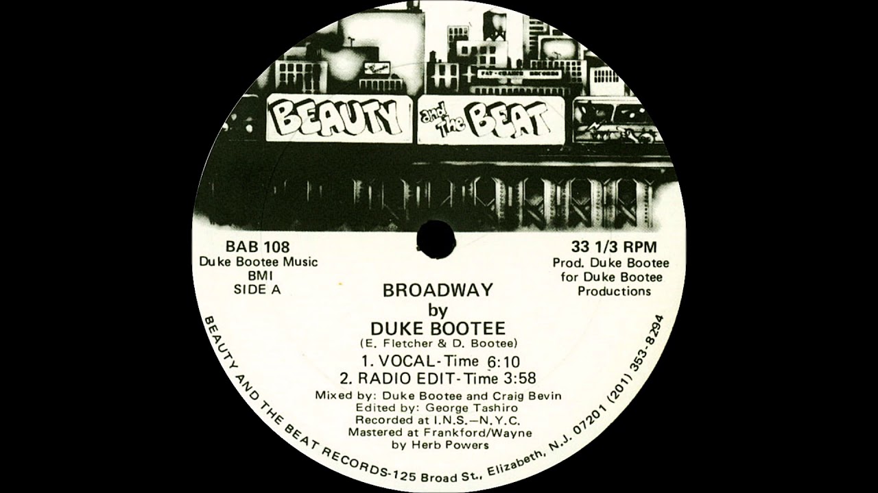 duke bootee broadway