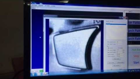 Paraxial double camera laser marking system 1