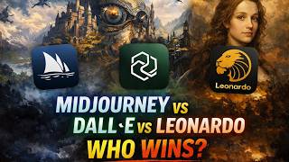 DALL·E vs Leonardo AI vs Midjourney | Which Builds Better Thumbnails?