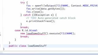 Android Application Development Tutorial   101   Async Task class to load stuff   YouTube