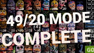 Ultimate Custom Night (ucn) 9800 points COMPLETE (49/20 mode) - PS4 no powerups