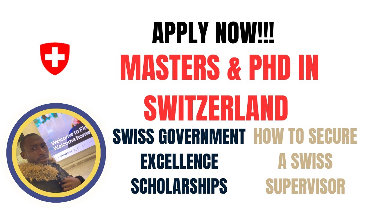 🇨🇭 SWISS SCHOLARSHIP 2026: How to Mail Your Supervisor and Getting a Fully Funded Master's or PhD!