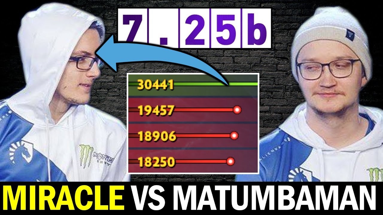 Can MIRACLE Comeback against MATUMBAMAN Spectre? Crazy Game 7.25 Dota 2
