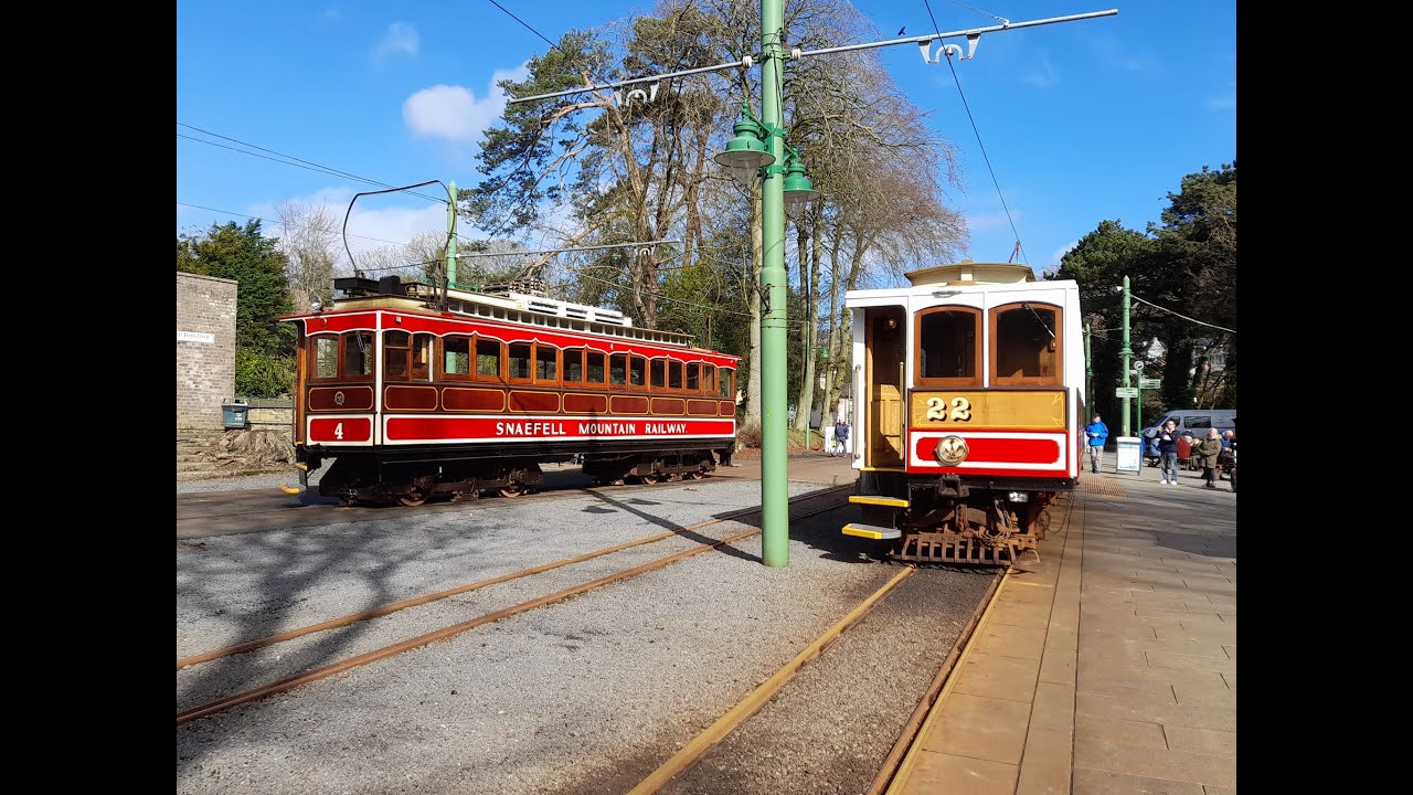 Isle of Man - Manx Electric Railway & Snaefell Mountain Railway -March 2023.