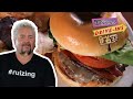 Guy Fieri Tries a PEANUT BUTTER Burger | Diners, Drive-ins and Dives with Guy Fieri | Food Network