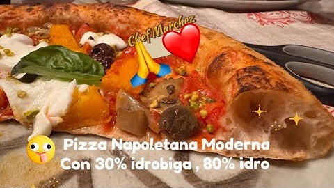 Pizza Napolerana Moderna con 30% Idrobiga & Autolisi Idro 80% 🤪