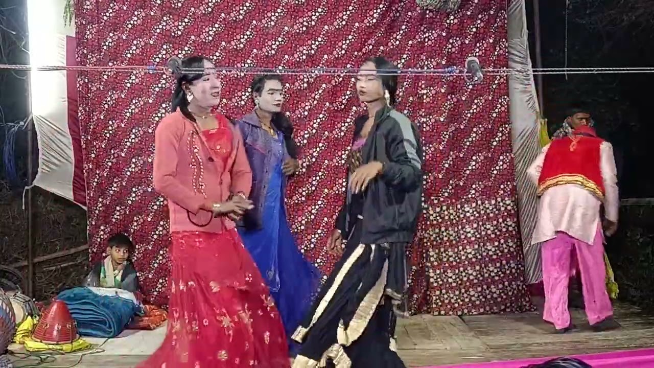 शेष राम जोकर का मारधाड़ कामेडी/धर्मराज मास्टर नौटंकी नाच ग्राम ठाकुर जोत@nautankisangeet1 