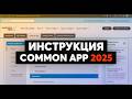 Как подать заявку в вузы США: ЛУЧШИЙ ГАЙД ПО COMMON APP 2025