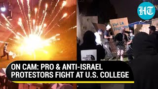 USA University Storm: Protestors Clash In Los Angeles; Hundreds Arrested In New York | Gaza | Israel