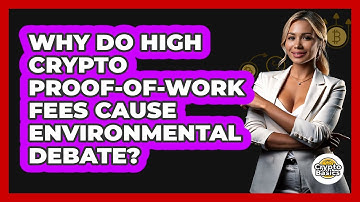 Why Do High Crypto Proof-of-work Fees Cause Environmental Debate? - CryptoBasics360.com