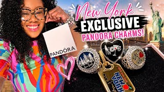 New York Exclusive Pandora Charms Haul 🗽 Rare Finds!