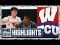 Wisconsin Badgers vs. TCU Horned Frogs Highlights | FOX College Hoops