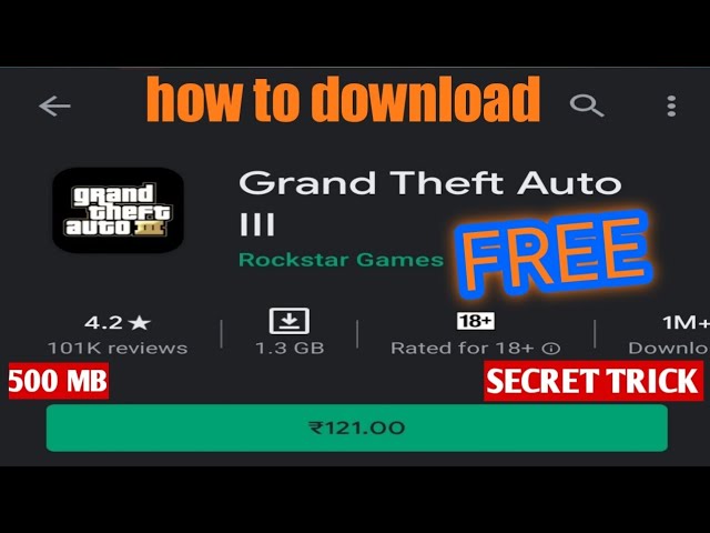 How to install GTA 3 on Android Mobile Free  Visit: www.Alitechworld.PK In  this video, you learn How to install GTA 3 on Android Mobile Free. you can  get any Pc 