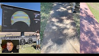 2023 Total Solar Eclipse in Australia - Crazy Tree Shadows !!!