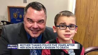 Macomb County mom thanks police for helping her son get justice