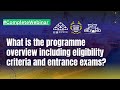 Programme overview, Eligibility criteria and entrance exam details - Executive MBA