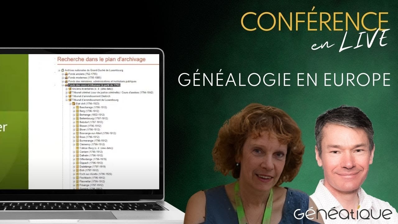 Généalogie en Europe avec le logiciel Généatique