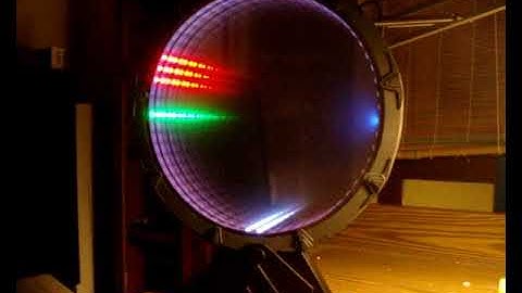 Infinity mirror clock Stargate style