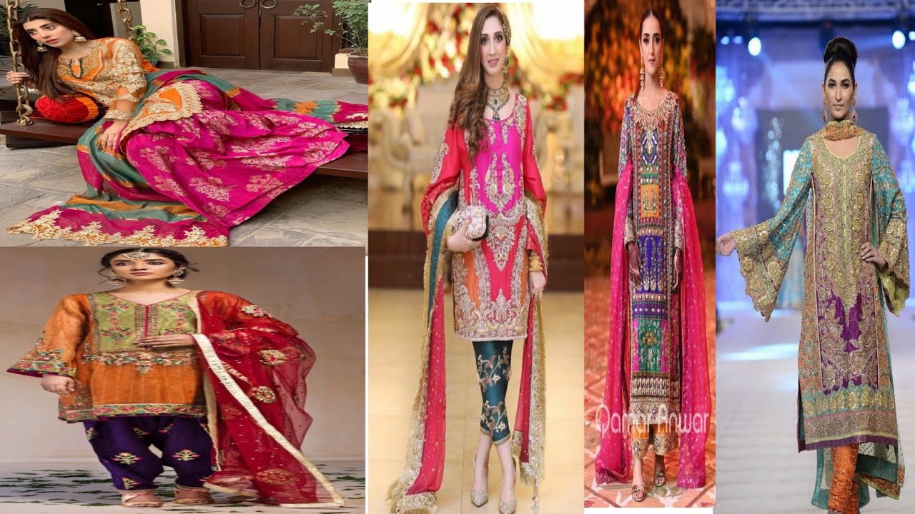 Brite Multi Colours Combination Ideas Suits Kurti Dress Brite Multi